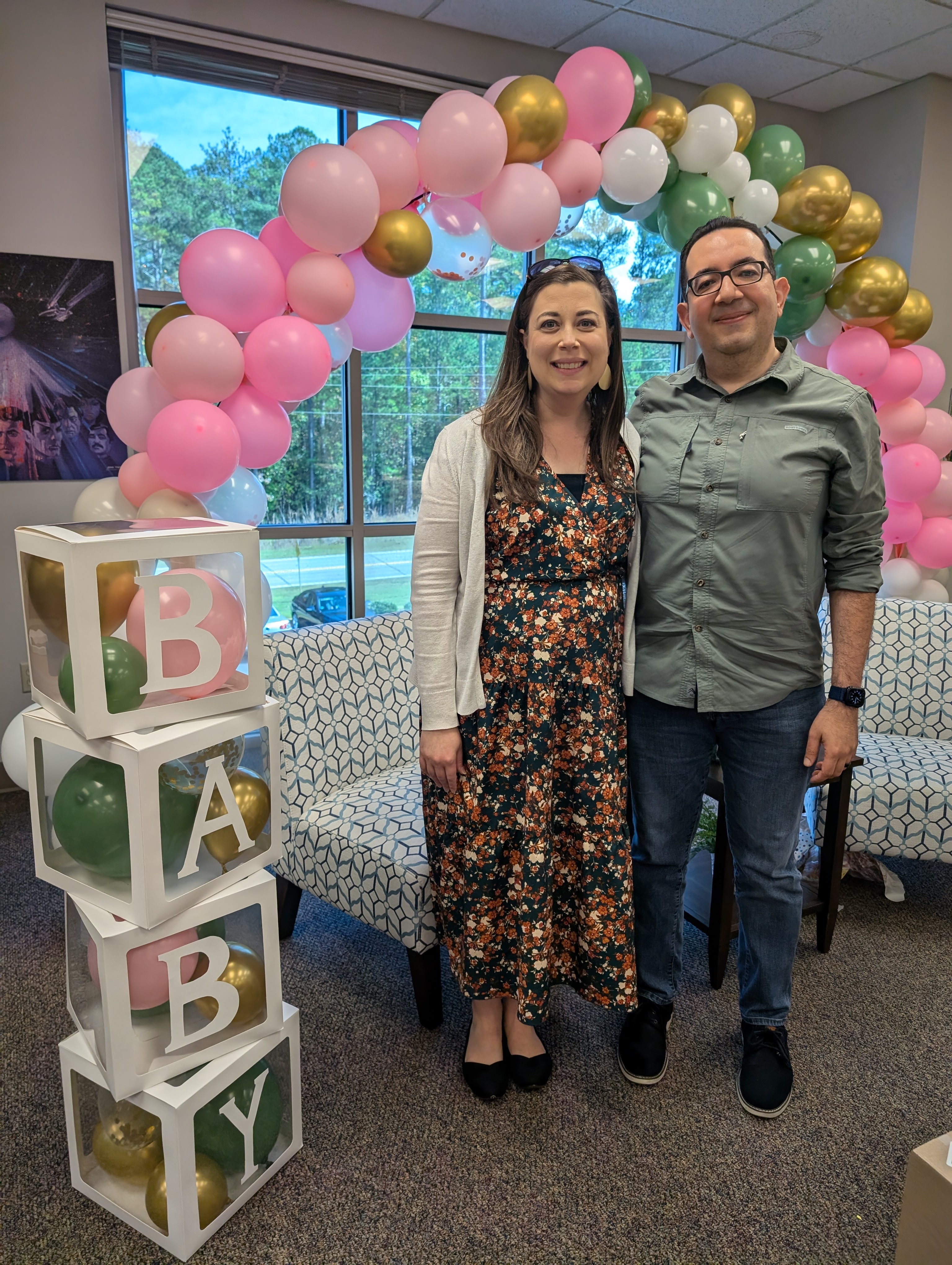 Michael and Carolyn at their baby shower