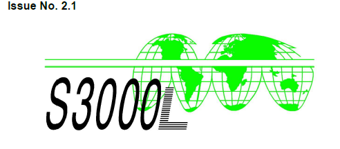 an S3000L graphic showing a spread out lime green globe with Issue No. 2.1 in the top left and S3000L slightly overlaying the left side of the spread out globe